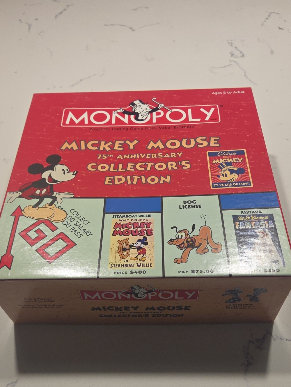 Monopoly Mickey Mouse 75th Anniversary Collector's Edition Board Game